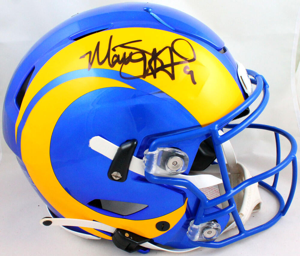 Matt Stafford Autographed Rams SpeedFlex F/S Authentic Helmet- Fanatic