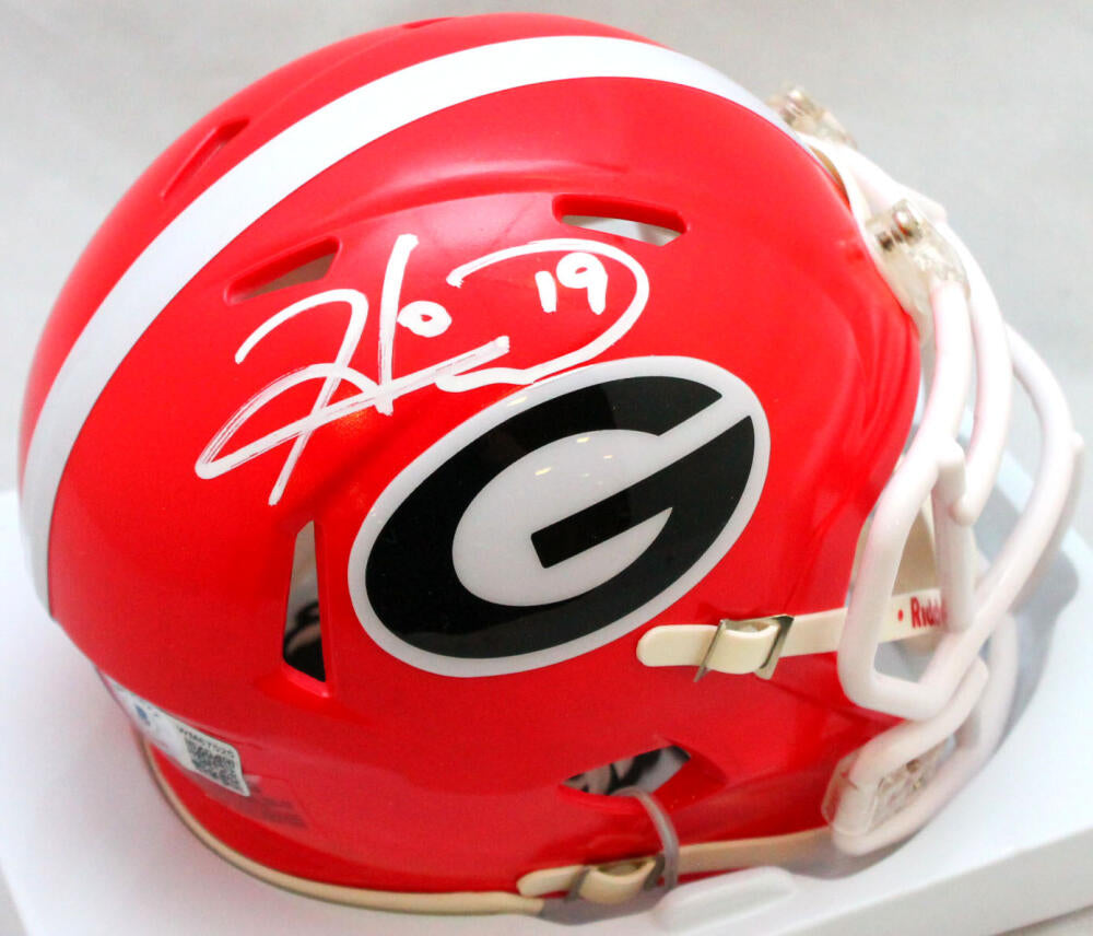 Hines Ward Autographed Georgia Bulldogs Speed Mini Helmet- Beckett W H –  The Jersey Source