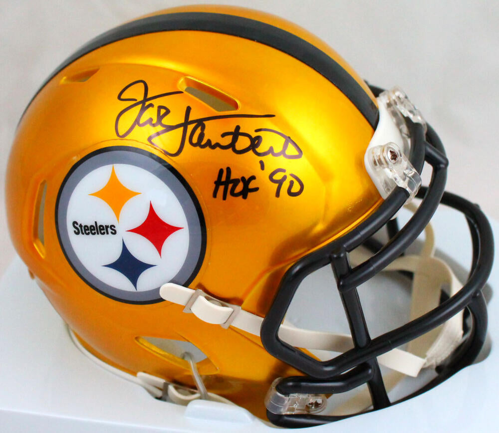 Jack Lambert Signed Steelers Flash Mini Helmet With HOF- JSA W *Black – The  Jersey Source