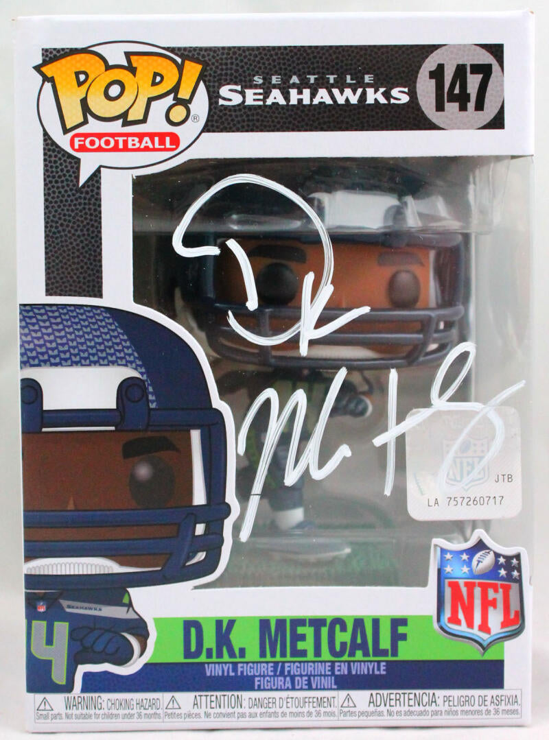 NTWRK - D.K. Metcalf Seattle Seahawks Autographed Funko Pop