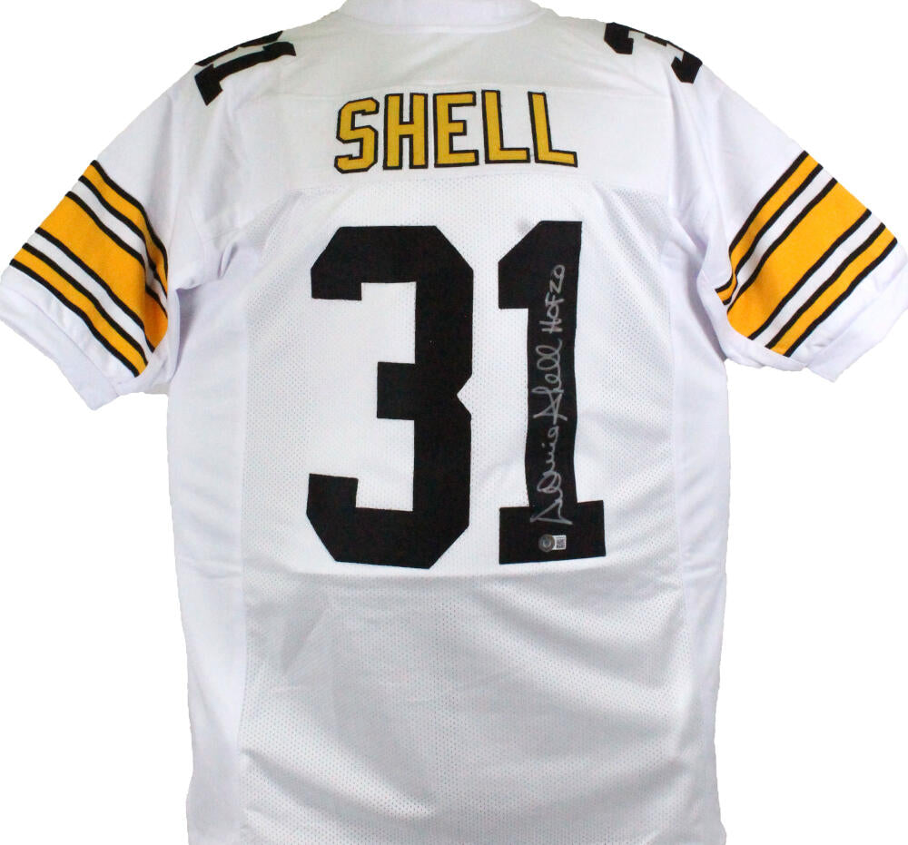 The Jersey Source Donnie Shell Autographed White Pro Style Jersey w/HOF-Beckett W Hologram