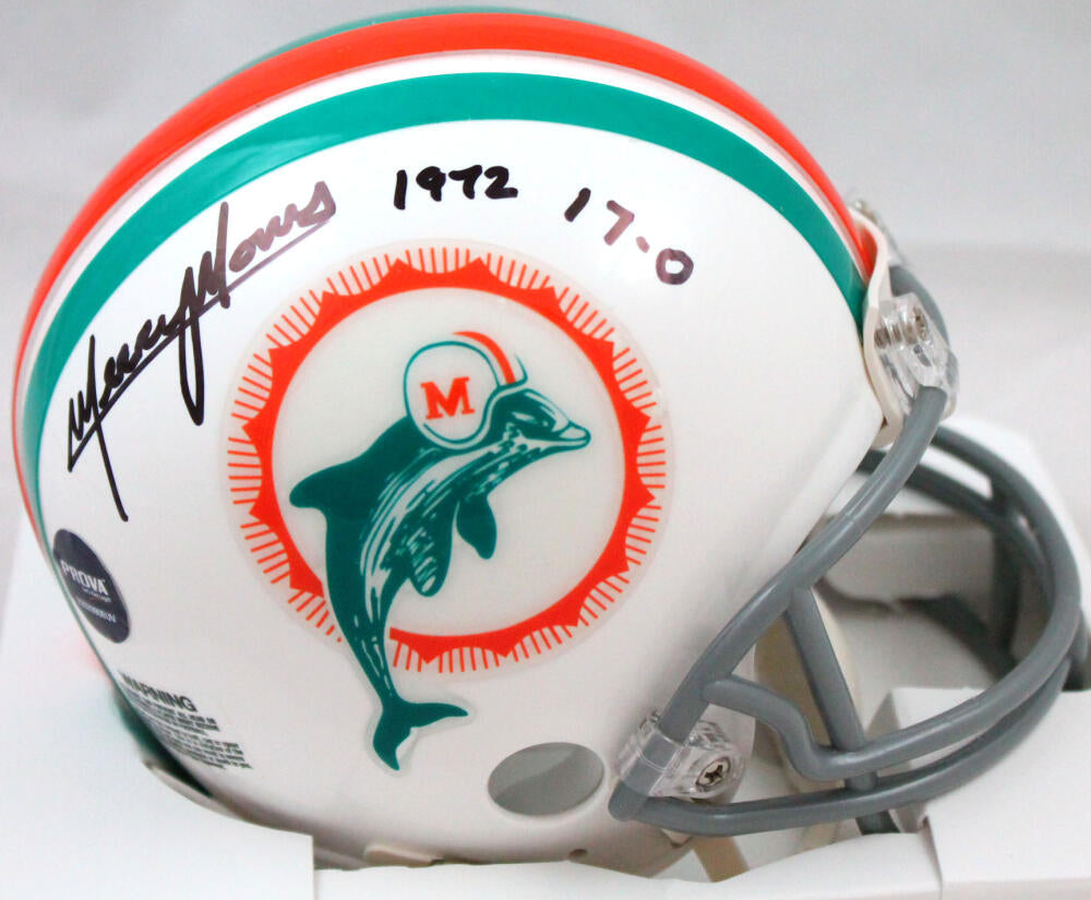 Lot Detail - 1972 MIAMI DOLPHINS PERFECT SEASON TEAM SIGNED HELMET  (11/272)