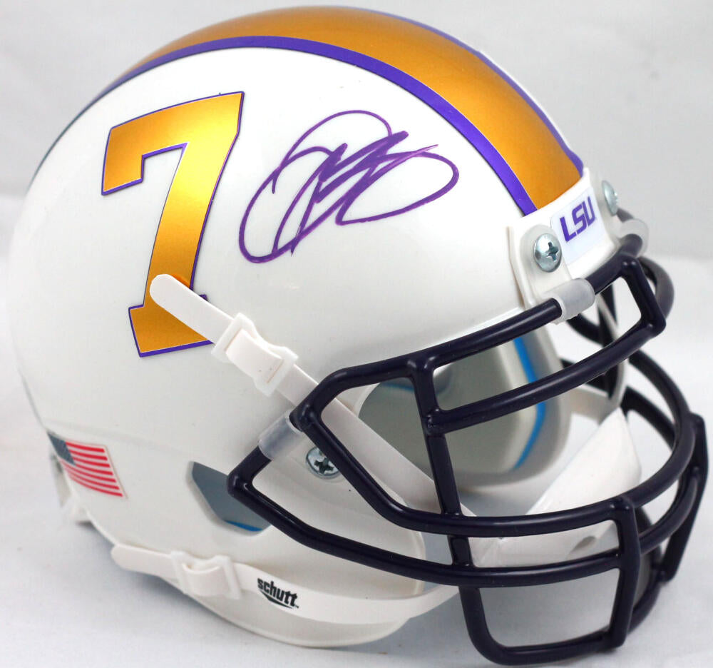 signed lsu helmet