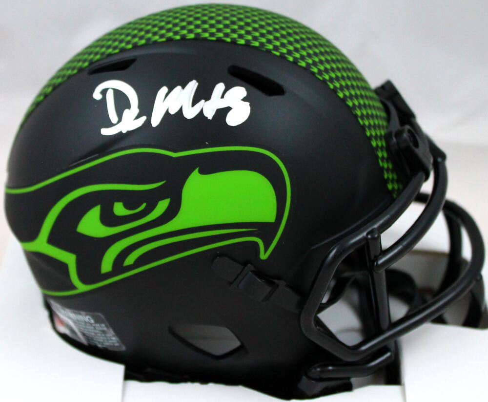 DK D.K. Metcalf Autographed Seattle Seahawks Eclipse Black Full