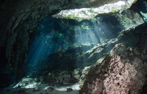 Image of watercave in tulum