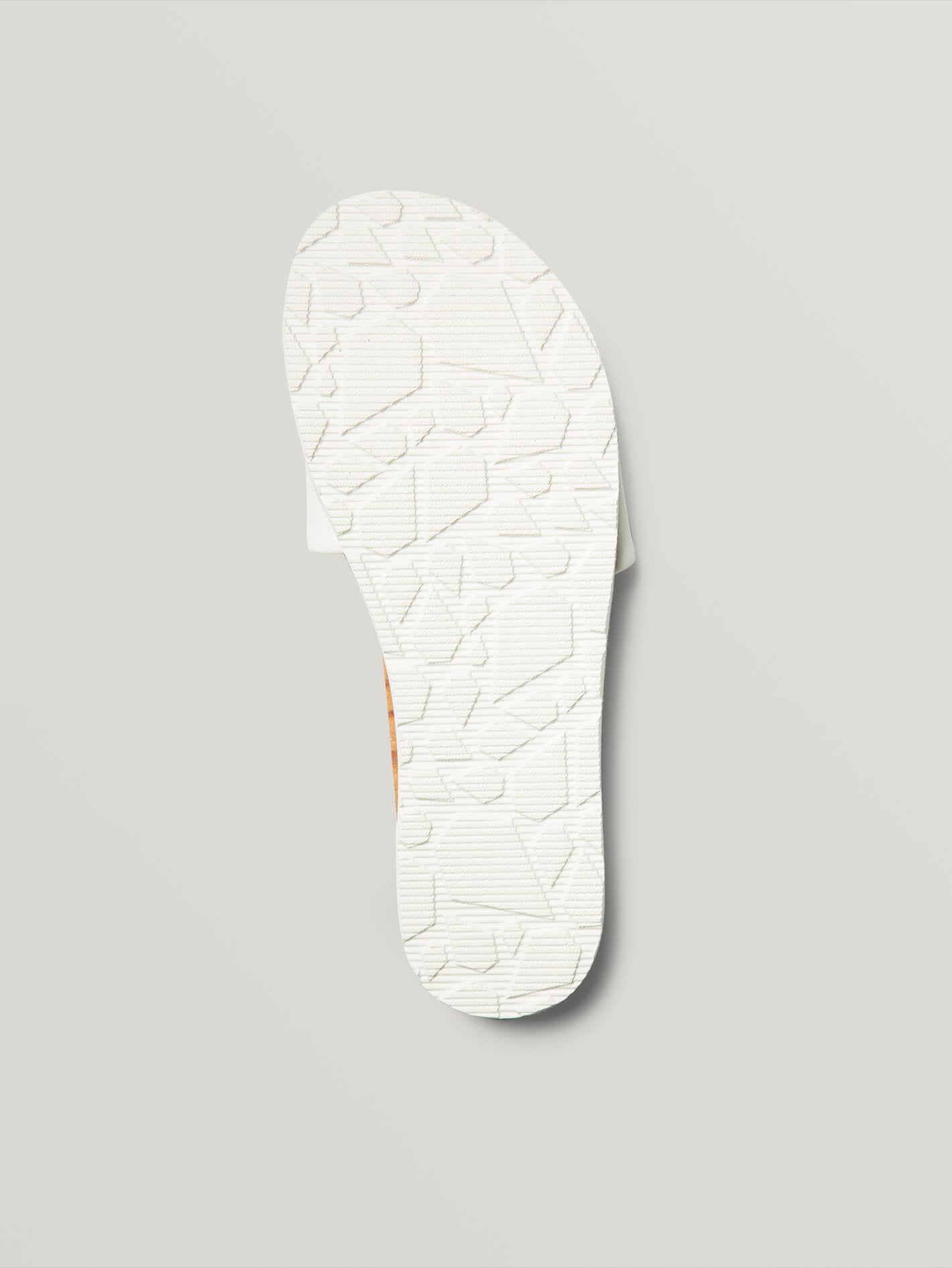 Simple Slide Sandal - White