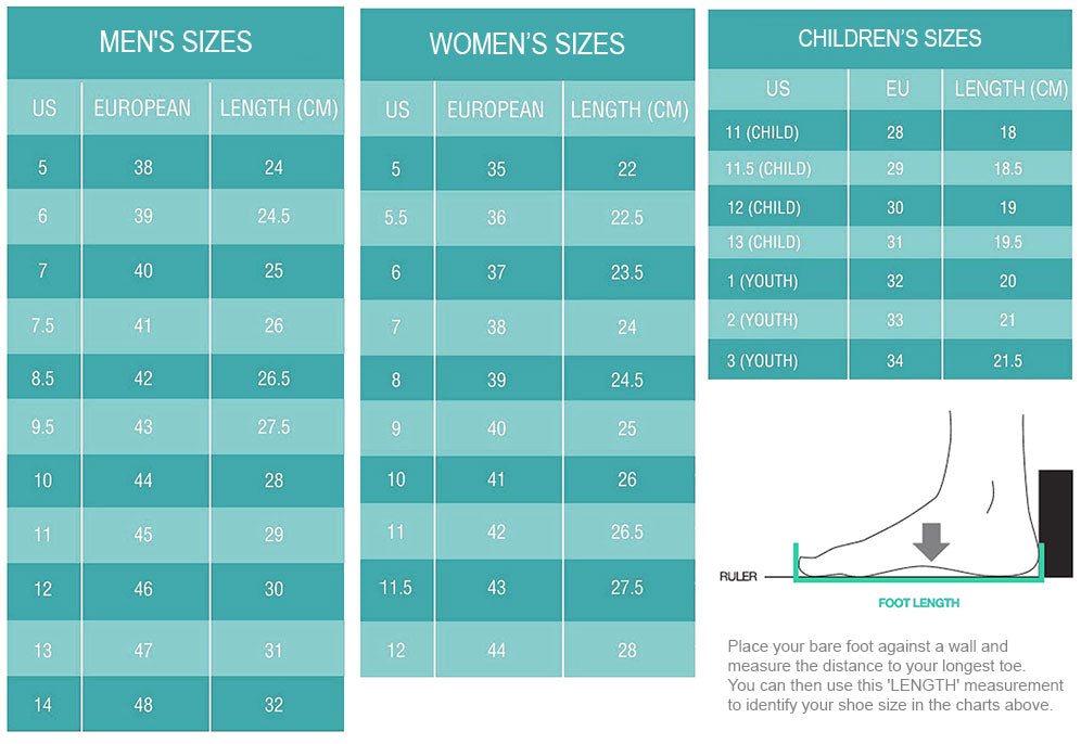 Sizing Charts