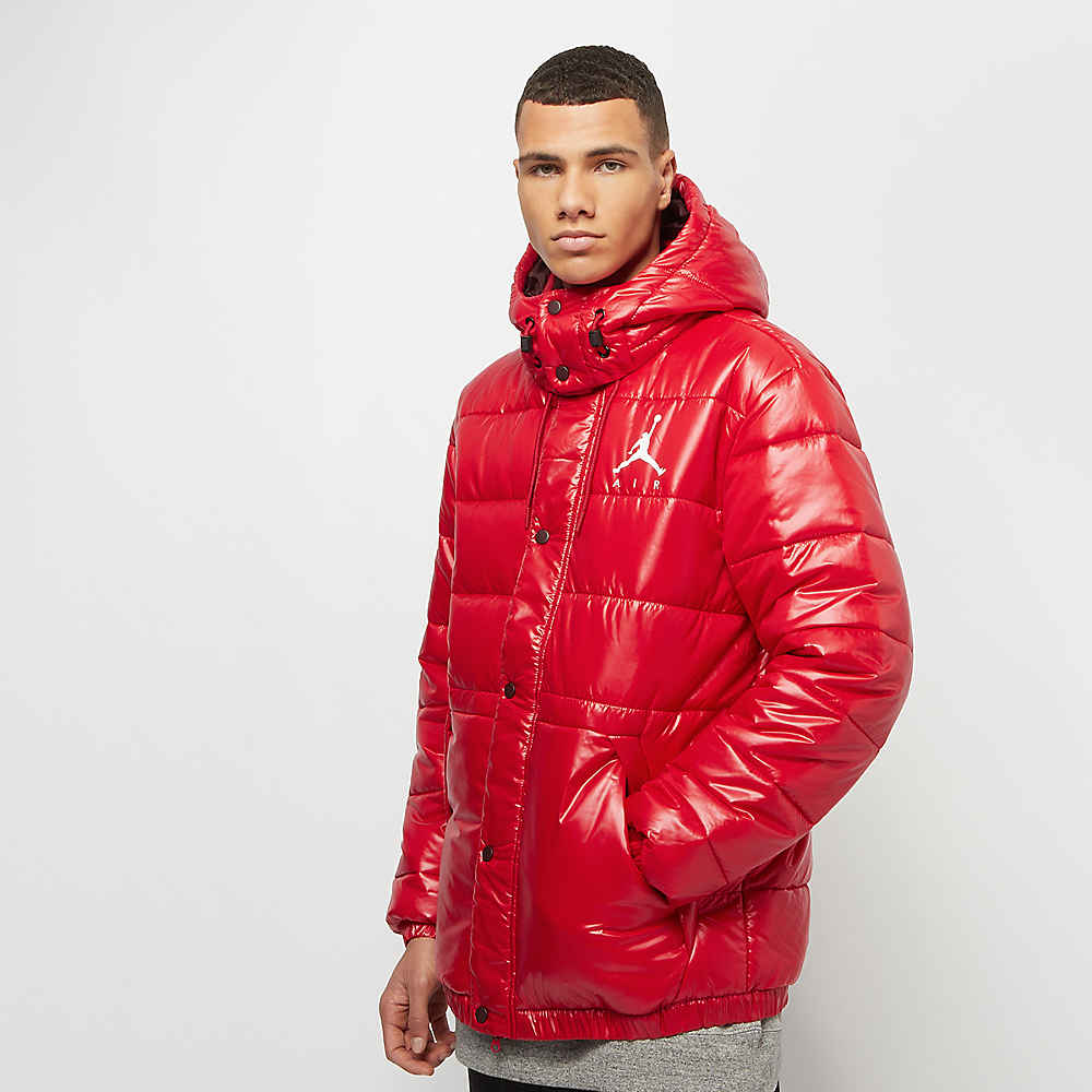 jordan puffer jacket red