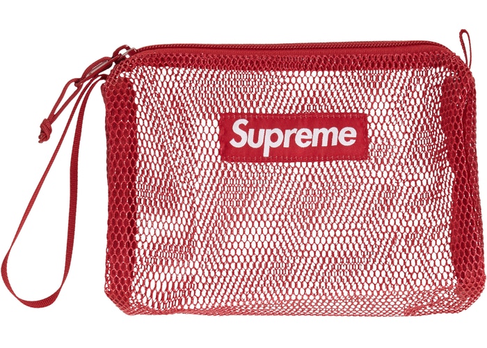 supreme red pouch