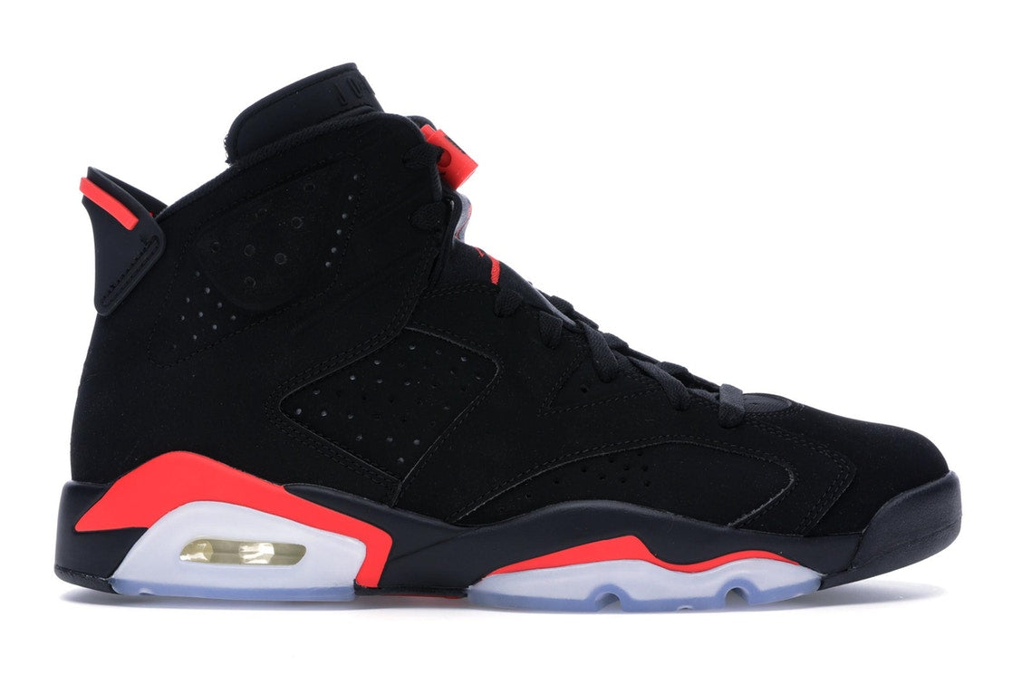 jordan 6 rojo con negro