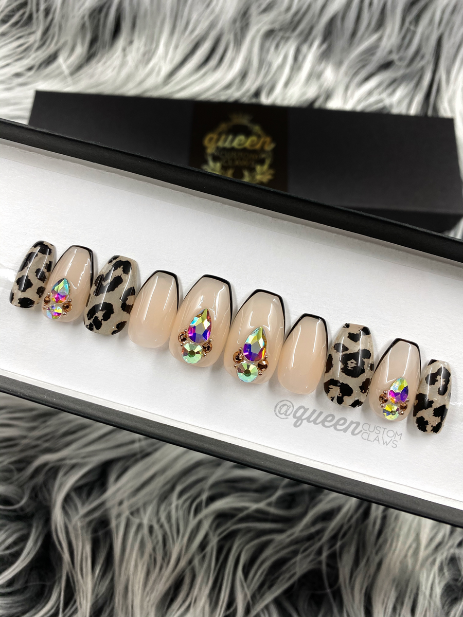 Sex kitten- press-on nails – Queen Custom Claws