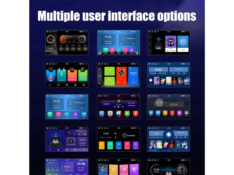Car Stereo 2 Din Android 11, FM Radio Mirror link Universal Multimedia Video Player, GPS, Bluetooth WIFI Player, AUX , Auto Stereo 7 inch Screen - ESSGOO