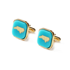 Moon and Lola - State Square Cufflinks