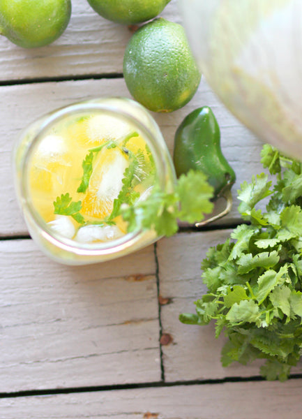 Cilantro-Lime Mango Jalapeño Margarita