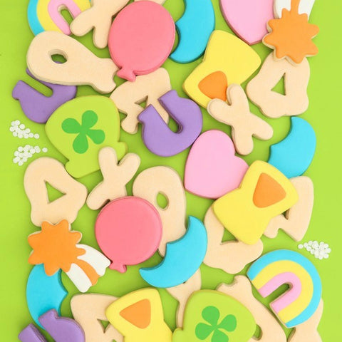 Moon and Lola St. Patrick's Day Cookies