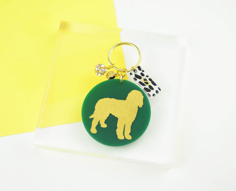 Moon and Lola Pet Keychain in 50 breeds and over 30 color choices for the pet lover in your life