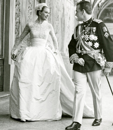 Princess Grace of Monaco in Wedding Gown