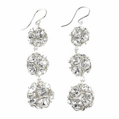 Moon and Lola Europa Rhinestone Graduated Earrings