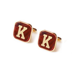 Moon and Lola Varsity Square Cufflinks