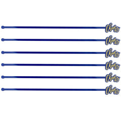 Moon and Lola Cobalt Cheers Drink Stirrers