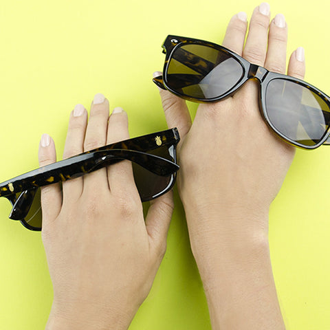 Moon and Lola Pineapple Sunglasses - Wayfarer Style