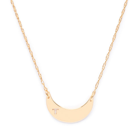 Open Circle Diamond Necklace