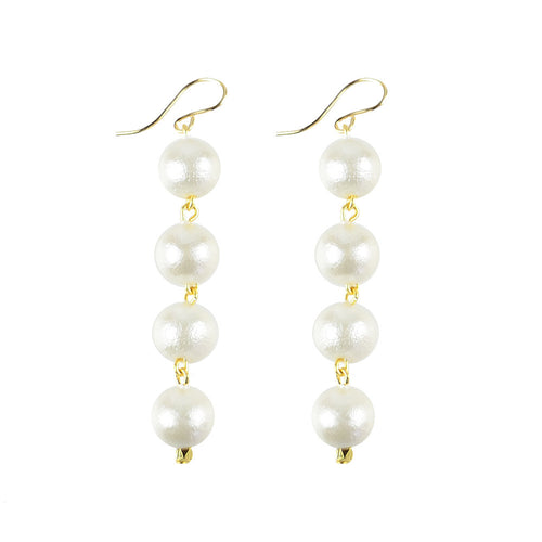 I found this at #edwardterrylandscape! - Europa Mini Cotton Pearl Earrings