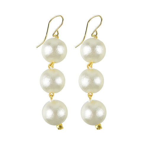 I found this at #edwardterrylandscape! - Europa Cotton Pearl Earrings