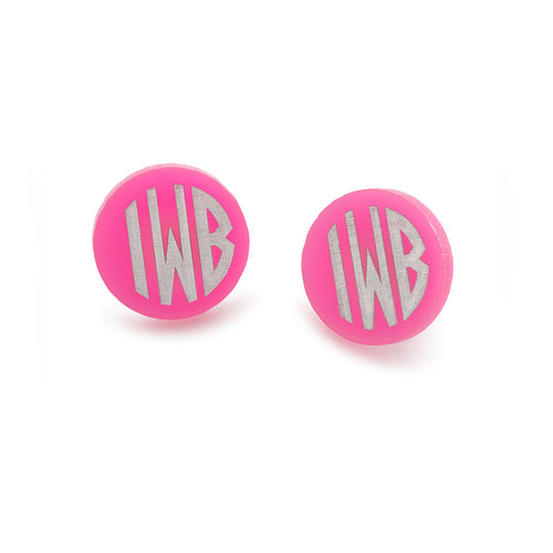 I found this at #edwardterrylandscape! - Hartford Block Monogram Post Earrings