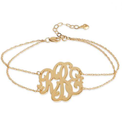 I found this at #edwardterrylandscape - Cheshire Double Chain Monogram Bracelet