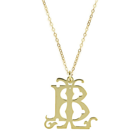 Paris Monogram Necklace