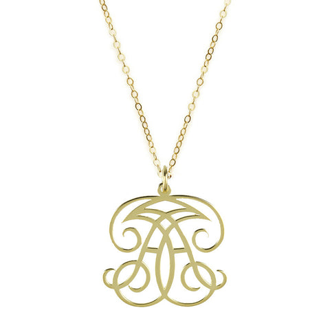 Paris Monogram Necklace