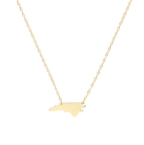 Acrylic State Monogram Necklace