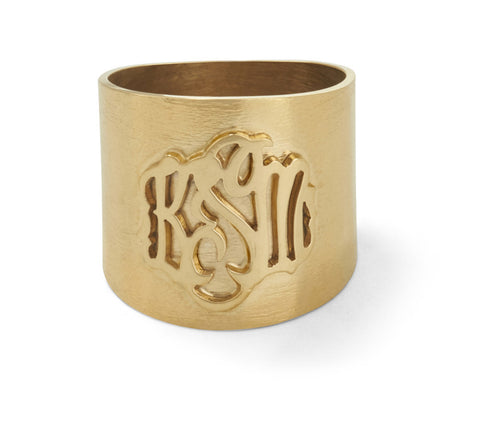 Cheshire Handcut Monogram Bracelet