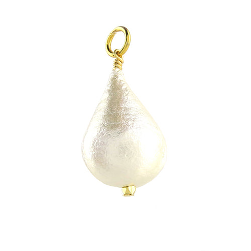 Moon and Lola - Teardrop Cotton Pearl Charm