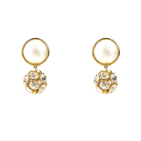 Vienna Cotton Pearl Earrings