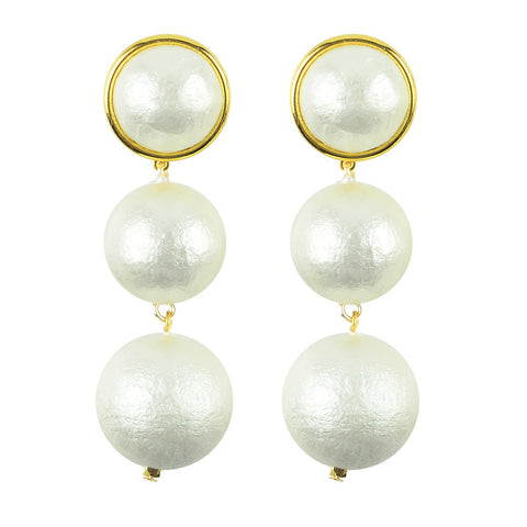 Lucca Pearl Drop Earrings