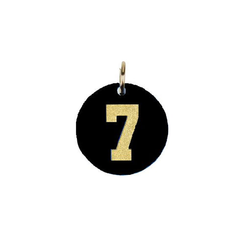 I found this at #edwardterrylandscape! - Acrylic Varsity Number Charm