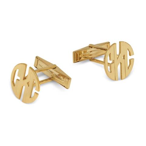 I found this at #edwardterrylandscape - Metal Monogram Cuff Links