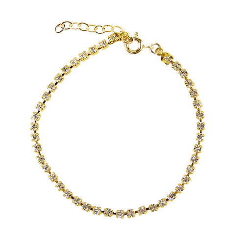 I found this at #edwardterrylandscape! - Rhinestone Chain Bracelet