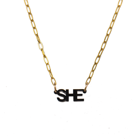 Lauren Nameplate Necklace