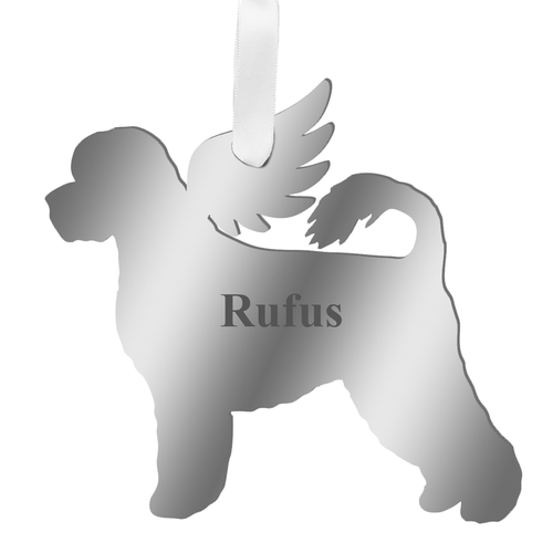 Personalized Angel Portuguese Water Dog Ornament