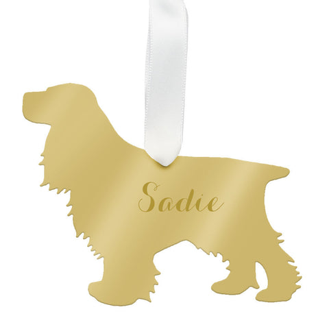 Personalized Golden Retriever Ornament