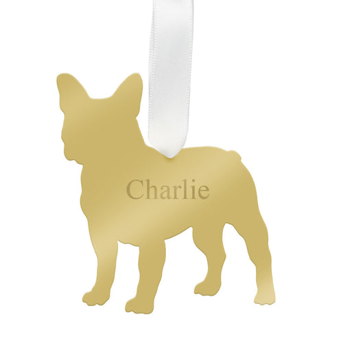 I found this at #atlasandboy! - Personalized French Bulldog Ornament