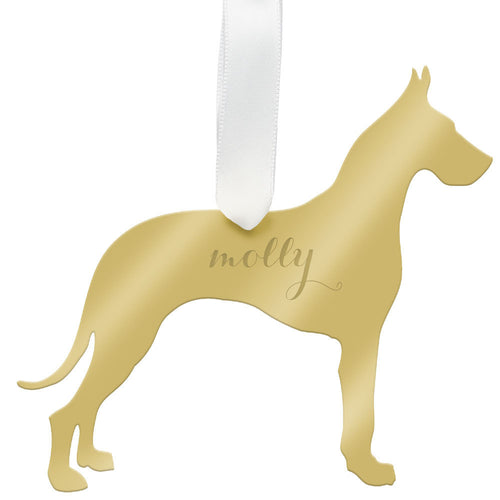I found this at #atlasandboy! - Personalized Great Dane Ornament