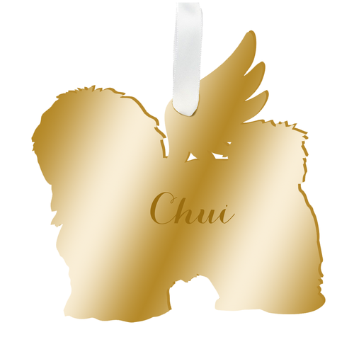 Personalized Angel Havanese Ornament