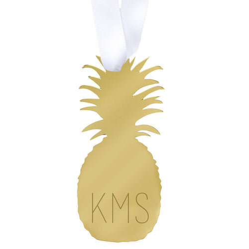 I found this at #edwardterrylandscape! - Pineapple Ornament with Monogram