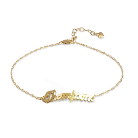 Lauren Nameplate Necklace on Brooklyn Chain