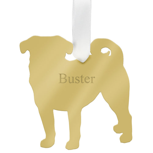 I found this at #edwardterrylandscape! - Personalized Pug Ornament
