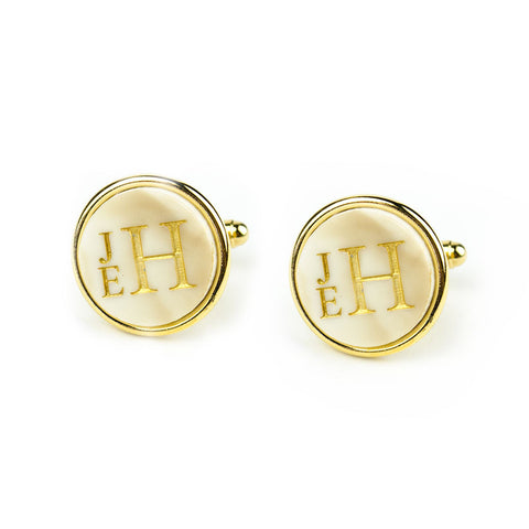 Monogram Cuff Links